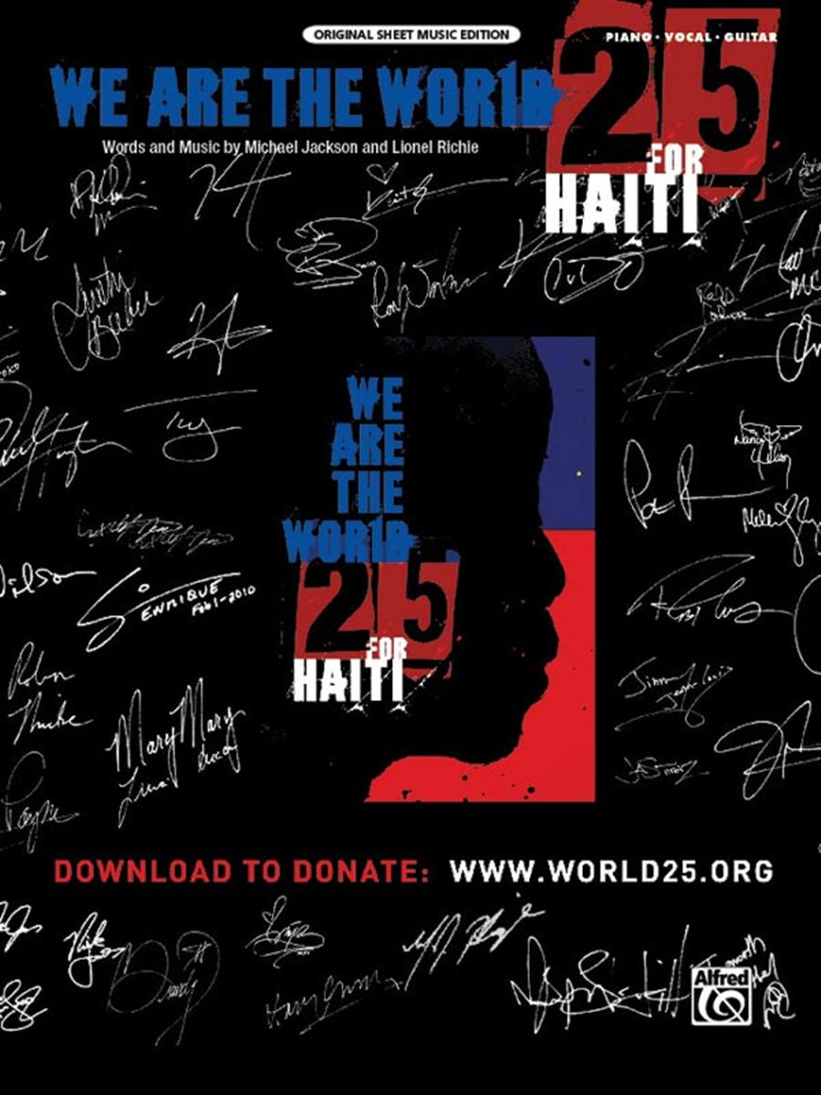 We are the world haiti singers